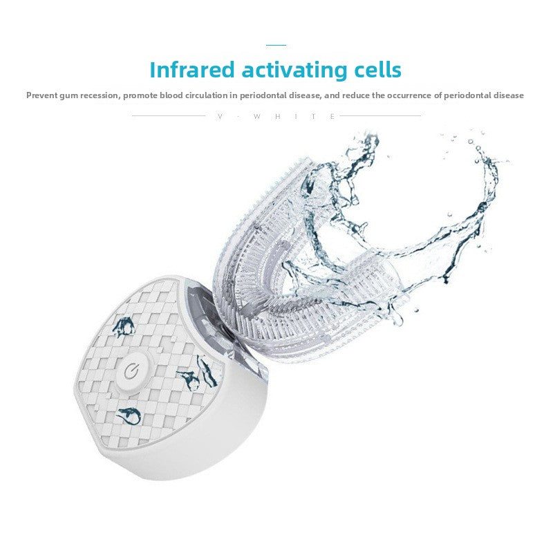 U-Shaped Electric Toothbrush with Magnetic Motor