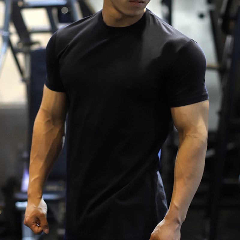 Slim-fit Sports Short-sleeved