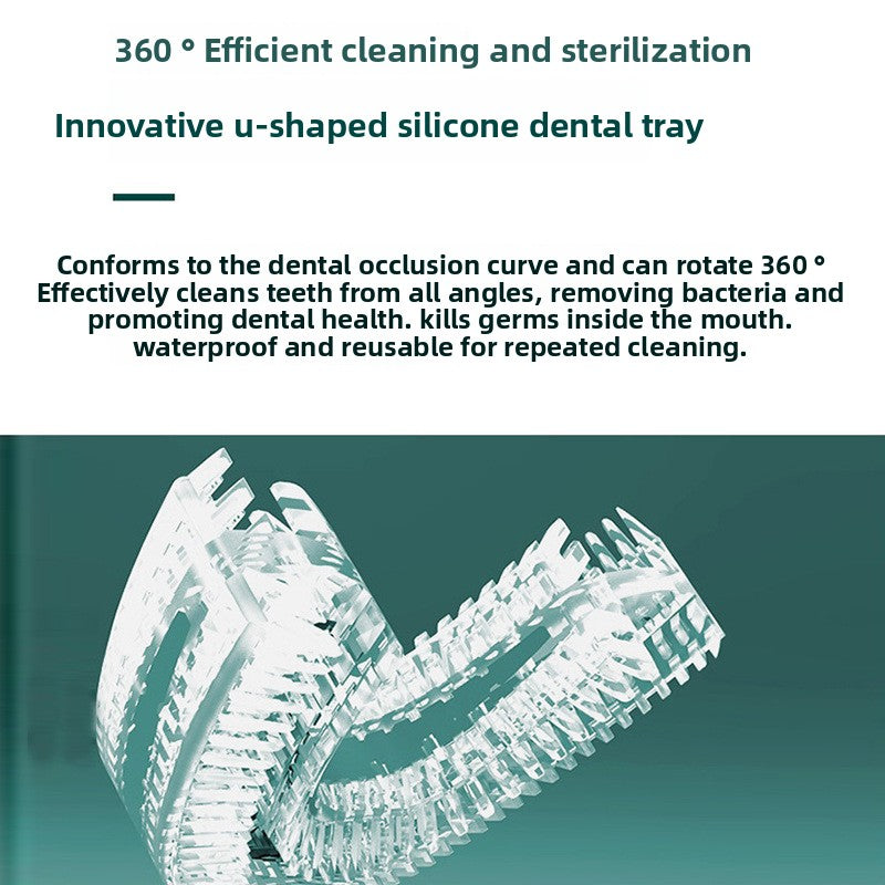 U-Shaped Electric Toothbrush with Magnetic Motor