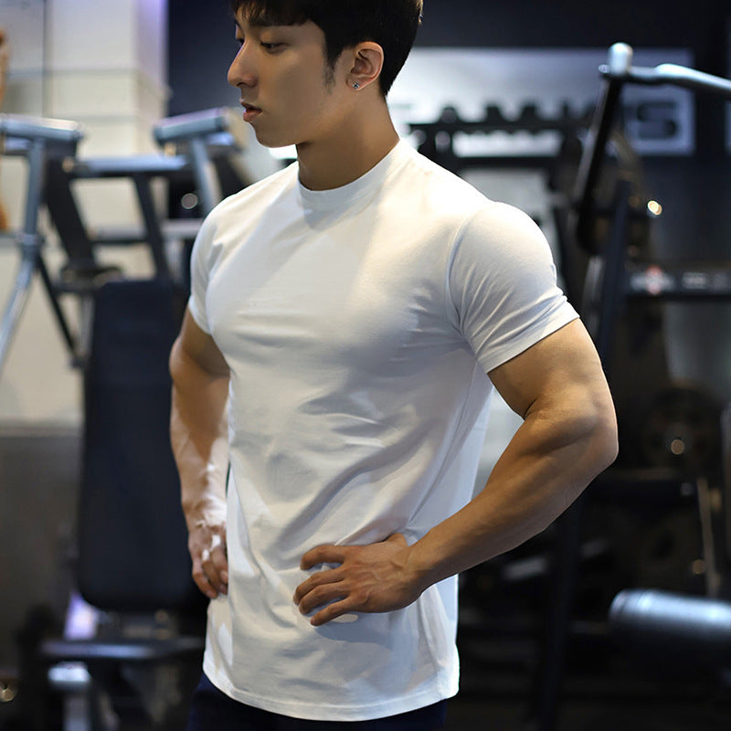 Slim-fit Sports Short-sleeved