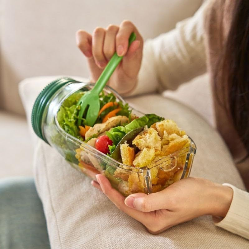 Vertical Layering Salad Storage Jar