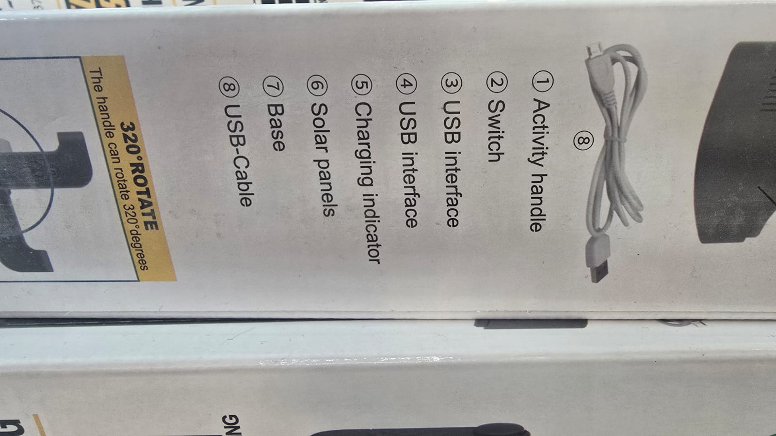 SOLAR Powered LED Camp light