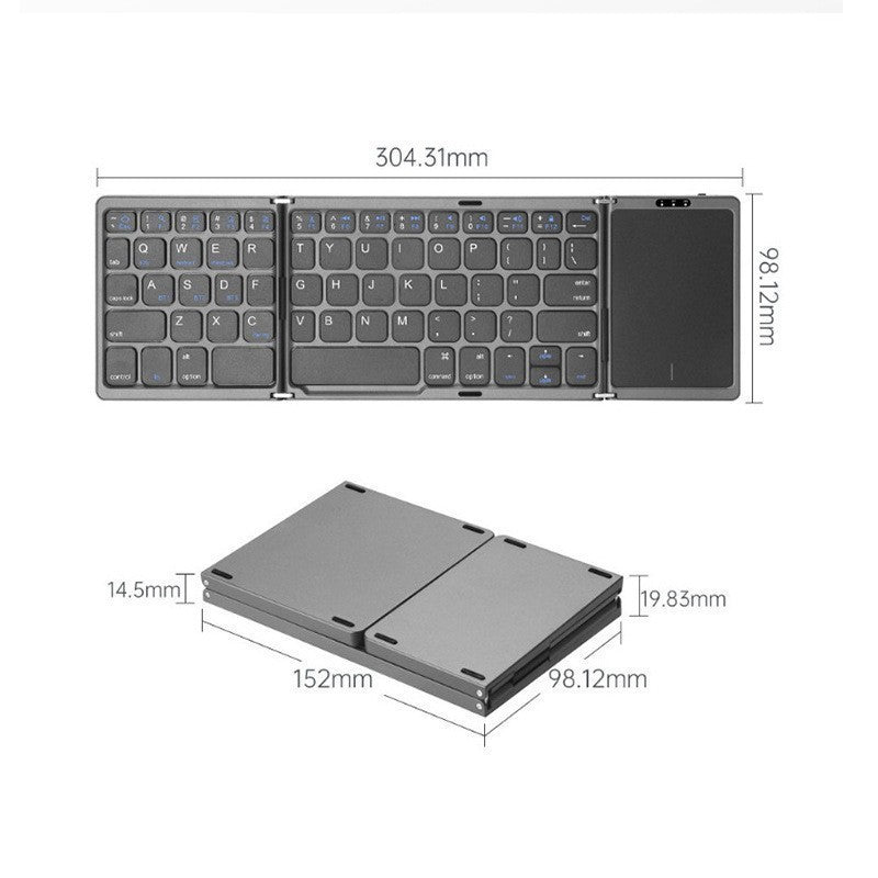 Bluetooth folding keyboard