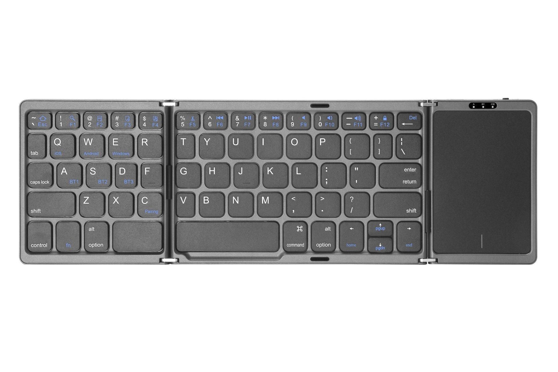 Bluetooth folding keyboard