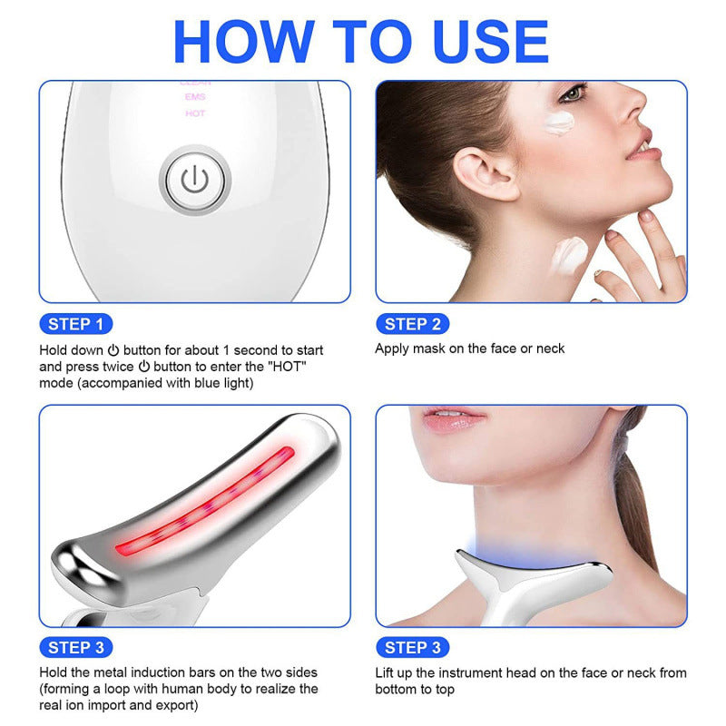 Cross-border neck beauty device