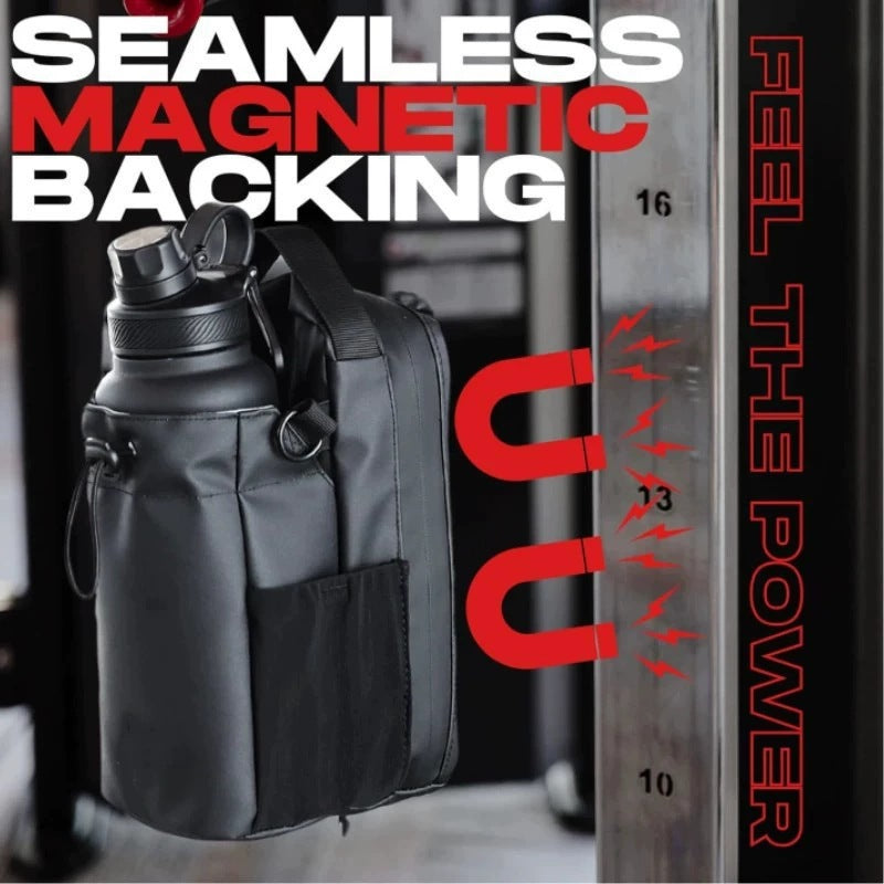 Magnetic Fitness water bottle holder