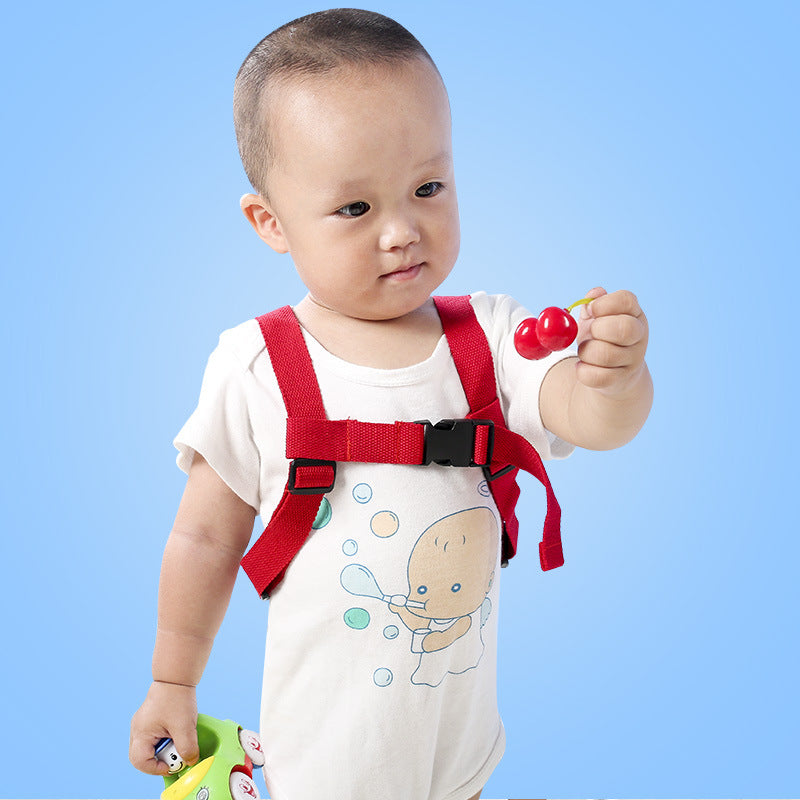 Children's anti-lost traction rope backpack