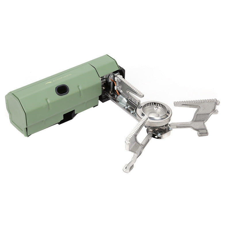 Portable Windproof Camping Stove with Smart Explosion-Proof