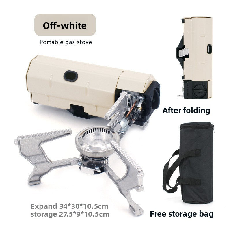 Portable Windproof Camping Stove with Smart Explosion-Proof